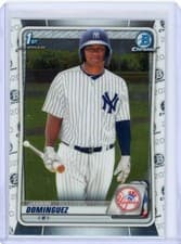 Jasson Dominguez 2020 Bowman Chrome Prospects card