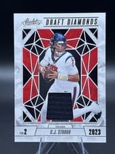 C.J. Stroud 2024 Panini Absolute Draft Diamonds Jersey card