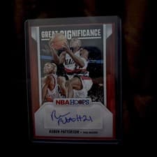 2024-25 Hoops Great SIGnificance Ruben Patterson #GS-RPB card