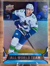 2025-26 Upper Deck All-World Team Quinn Hughes #AWT-19 card