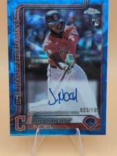 2025 Topps Chrome Sapphire Rookie Autographs Sapphire Jhonkensy Noel #RA-JN card