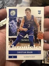 2022 Panini Chronicles Draft Picks Christian Braun #6