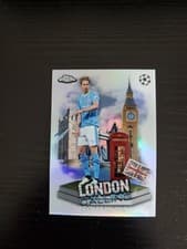 Kevin De Bruyne 2023 Topps Chrome UEFA Club London Calling card