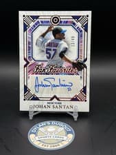 Johan Santana 2025 Panini Boys of Summer Fan Favorite Signatures card