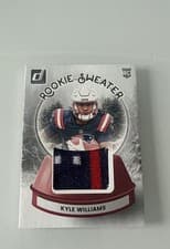 2025 Donruss Rookie Holiday Sweater Kyle Williams #SWE-KWS card