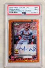 2025 Topps Chrome Update CupFractor Autograph Masyn Winn #CUP-MW card
