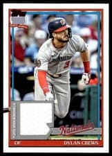 2026 Topps 1991 Topps Relics Dylan Crews #91R-DC card