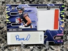 2024 Panini Absolute Rookie Premiere Materials Autographs Rome Odunze #RPMA-ROE card