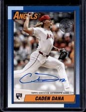 2025 Topps 1990 Topps Baseball Autographs Series Two Caden Dana #90B2-CD card
