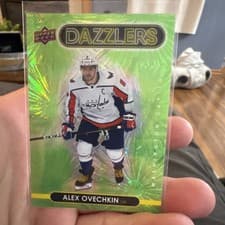Alex Ovechkin 2021 Upper Deck Dazzlers card