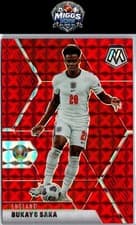 Bukayo Saka 2021 Panini Mosaic UEFA Euro 2020 card