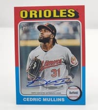 2024 Topps Heritage Real One Autograph Cedric Mullins #ROA-CMU card