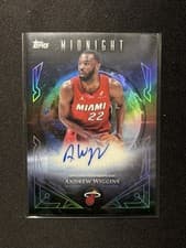 2025-26 Topps Midnight Midnight Sun Signatures Andrew Wiggins #MS-AW card