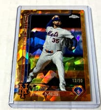 2025 Topps Chrome Update Sapphire Base Set Clay Holmes #USC30 card