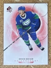 Brock Boeser 2020 SP Authentic card