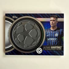 2025-26 Topps UEFA Club Competitions Starball Commemorative Relics Lautaro Martínez #SCR-LM card