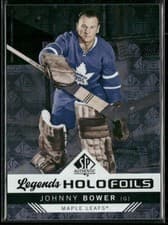2024-25 SP Authentic Holofoil Legends Johnny Bower #HFL-37 card