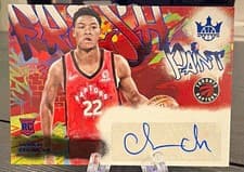 2024-25 Panini Court Kings Fresh Paint Autographs Ulrich Chomche #FP-ULR card