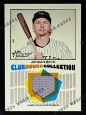 2026 Topps Heritage Clubhouse Collection Relics Jordan Beck #CCR-JB card
