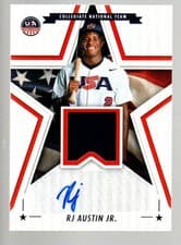 2025 Panini Stars & Stripes Signature Materials RJ Austin Jr. #SSM-RA card