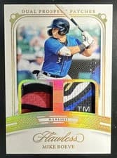 2024 Panini Flawless Dual Prospect Patches Mike Boeve #DP-MB card