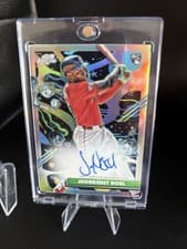 Jhonkensy Noel 2025 Topps Cosmic Chrome Cosmic Chrome Autographs card