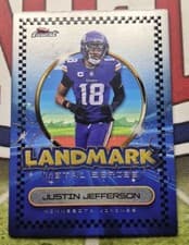 2025 Finest Landmark Metal Series Justin Jefferson #LMS-16 card