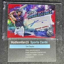 2025 Topps Pro Debut Future Cornerstones Autographs Kristian Campbell #FC-KC card
