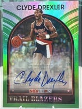 2025-26 NBA Hoops 1989 Hoops Signatures Clyde Drexler #89S-CD card