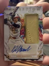 2025 Topps Inception Inception Autograph Game Relics Luke Keaschall #IAGR-LK card