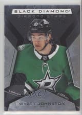 2025-26 Upper Deck Black Diamond Diamond Stars Wyatt Johnston #BDS-WJ card