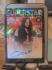 2026 Topps Chrome WWE 1986 Topps Autographs Solo Sikoa #86T-SS card