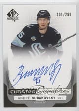 2024-25 SP Authentic Curated Signatures Andre Burakovsky #SPC-AB card
