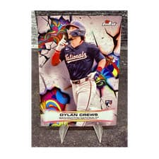 2025 Finest Smashing Through Dylan Crews #S-15 card