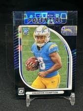 2025 Donruss Optic Hidden Potential Omarion Hampton #9 card
