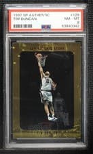 1997 SP Authentic Tim Duncan #128