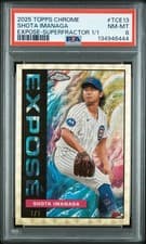 2025 Topps Chrome Expose Shota Imanaga #TCE-13 card