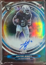 2025 Topps Cosmic Chrome Equinox Autographs Ashton Jeanty #EQA-AJ card