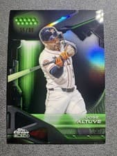 2026 Topps Chrome Black Base Set Jose Altuve #24 card