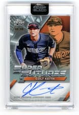 2025 Topps Chrome Black Super Futures Autographs Colt Keith #FSA-CK card