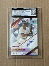 2025 Topps Diamond Icons White PolychromatINK Autographs Harold Baines #WPA-HB card