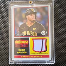 2025 Topps Heritage Clubhouse Collection Relics Manny Machado #CCR-MM card
