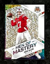 2025 Panini Mosaic Men of Mastery Josh Allen #11 card
