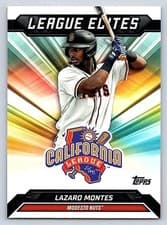 2025 Topps Pro Debut League Elites Lazaro Montes #LE-16 card