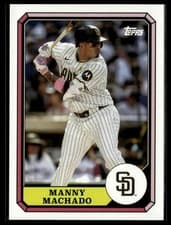 2025 Topps Archives 1987 Topps Boardwalk and Baseball Manny Machado #87BB-11 card