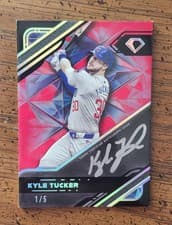 2025 Topps Diamond Icons Black PolychromatINK Autographs Kyle Tucker #BPA-KT card
