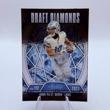 2025 Panini Absolute Draft Diamonds Amon-Ra St. Brown #DD-ASB card