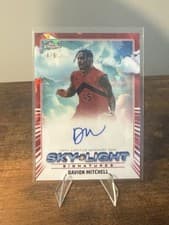 Davion Mitchell 2024-25 Topps Chrome Sky-Light Signatures card