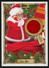 2024 Topps Holiday Holiday Faux Relics Mrs. Claus #HFRC-MC card