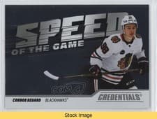 2024-25 Upper Deck Credentials Speed of the Game Stars Connor Bedard #SG-CB card